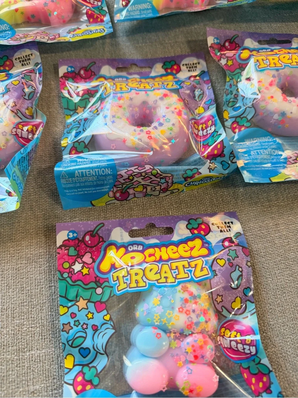 Viral ORB Mocheez Treatz Squishy Toys Lot of 8 New Sensory